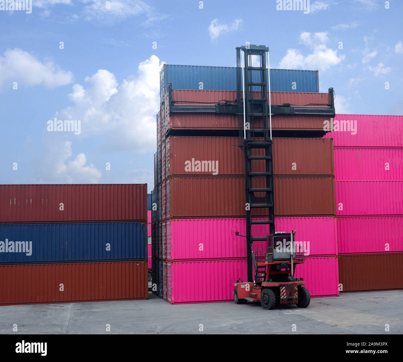 Container handlers Loading containers stored on stacks. Related to ...