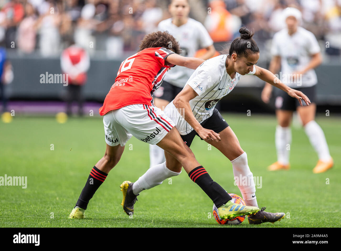 Sao Paulo Sp 16 11 2019 Corinthians X Sao Paulo Juliet Dispute Played Corinthians And Sao Paulo Make The Second Game Of The Majestic Final For The 2019 Paulista Women S Football Championship