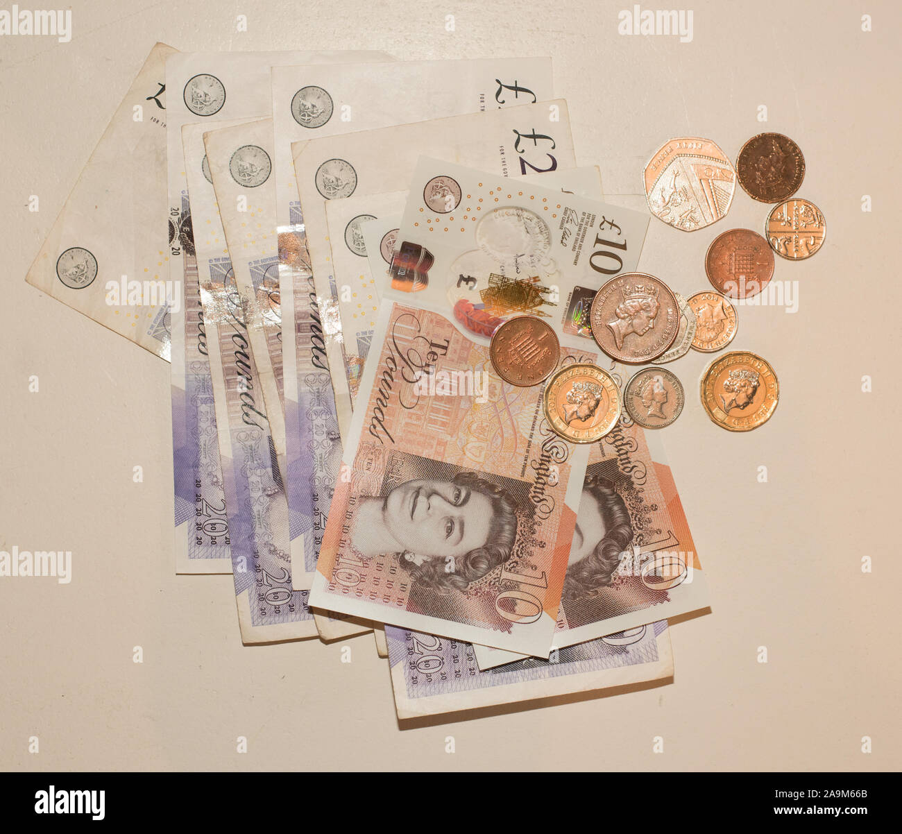 UK Money Cash Stock Photo