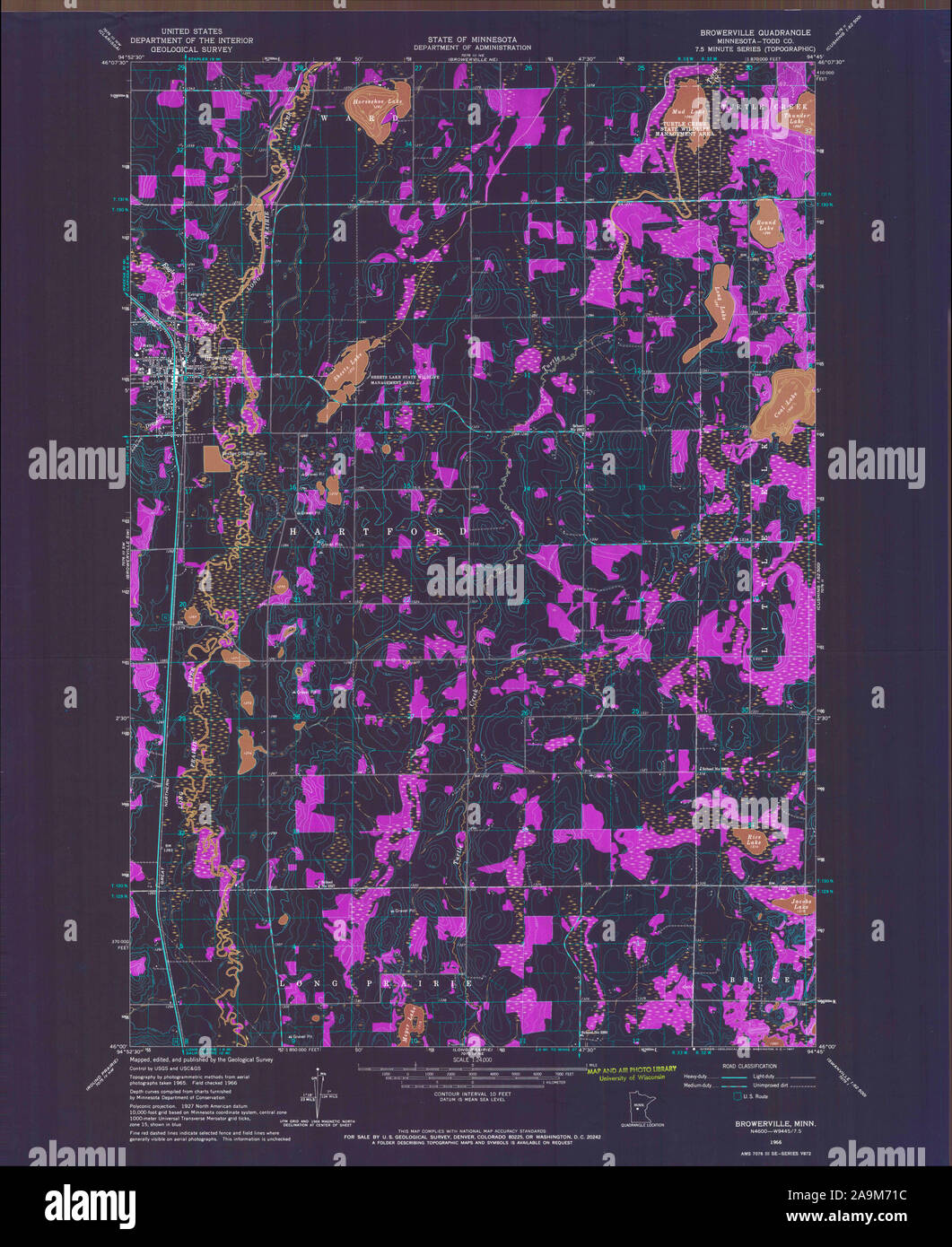 Map of browerville hires stock photography and images Alamy