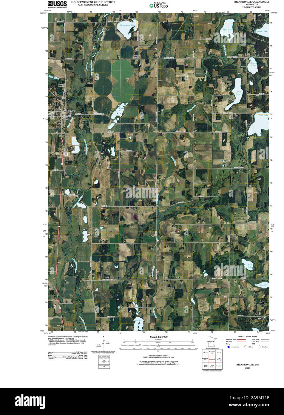 Browerville minnesota map Cut Out Stock Images & Pictures Alamy