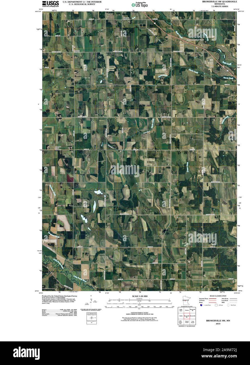 Map of browerville Cut Out Stock Images & Pictures Alamy