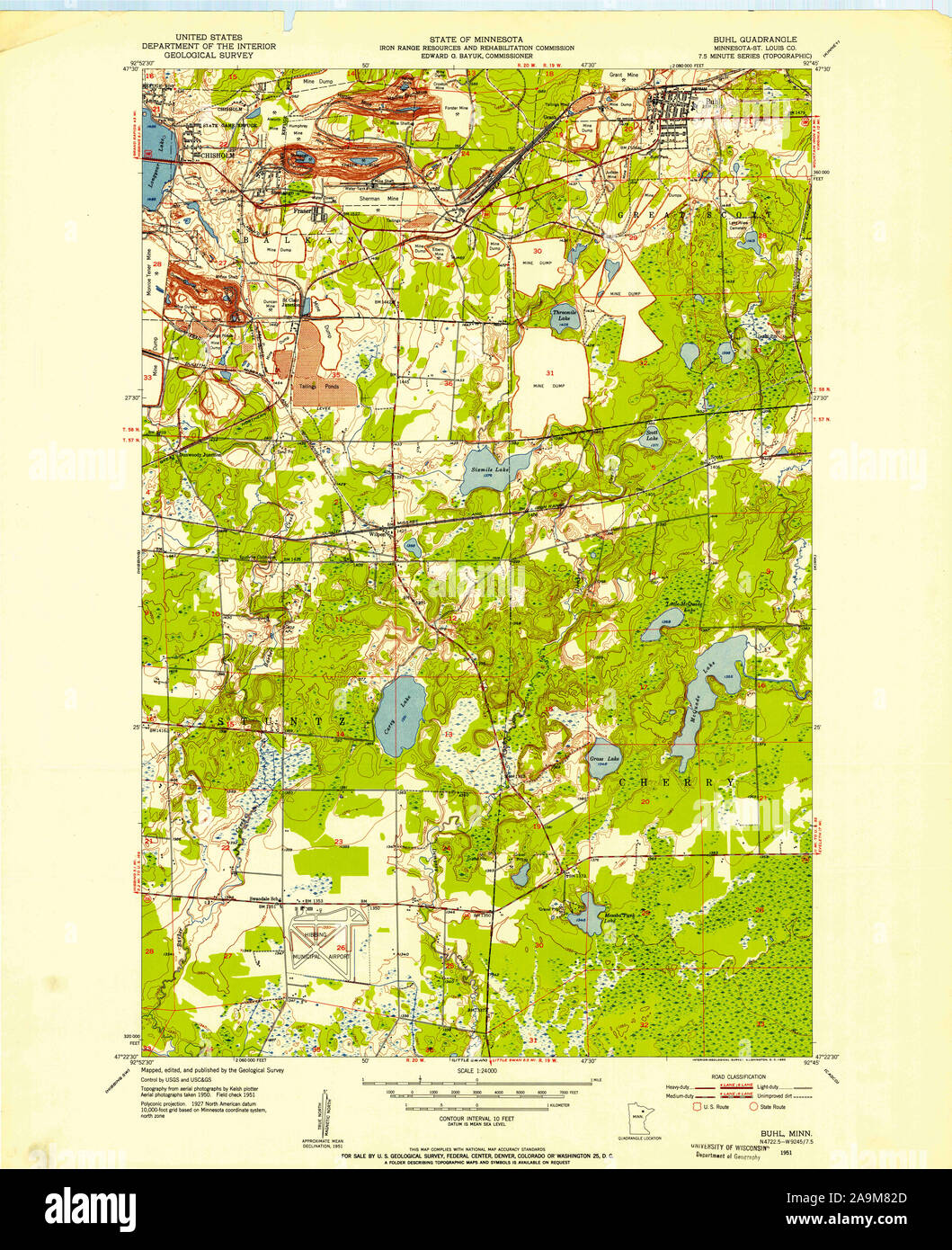 Map of buhl hires stock photography and images Alamy