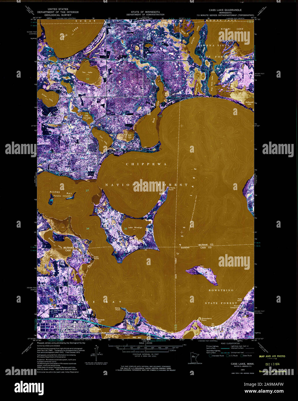 Map Of Cass Lake MN - Maps And Directions For Cass Lake