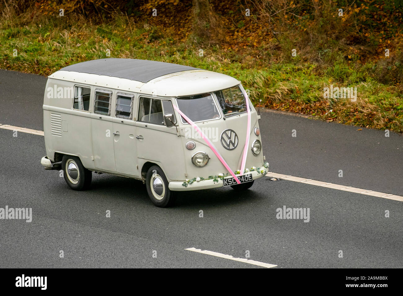 VW Volkswagen Split Screen Camper Kombi Van Route 66 Retro Metal Tin Sign 8x12" 