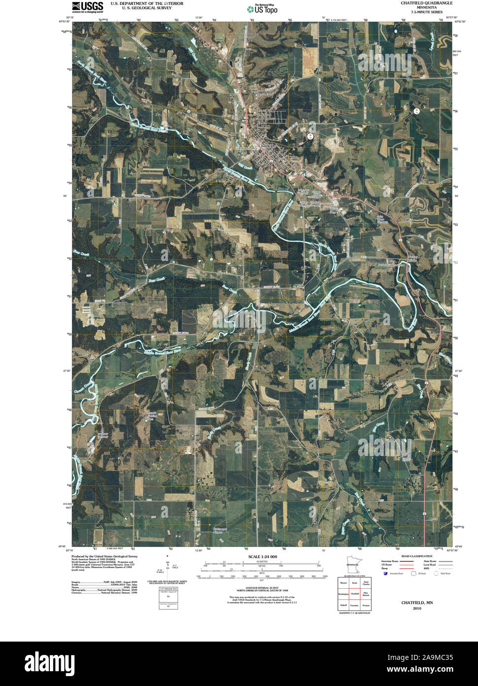 Map of chatfield hires stock photography and images Alamy
