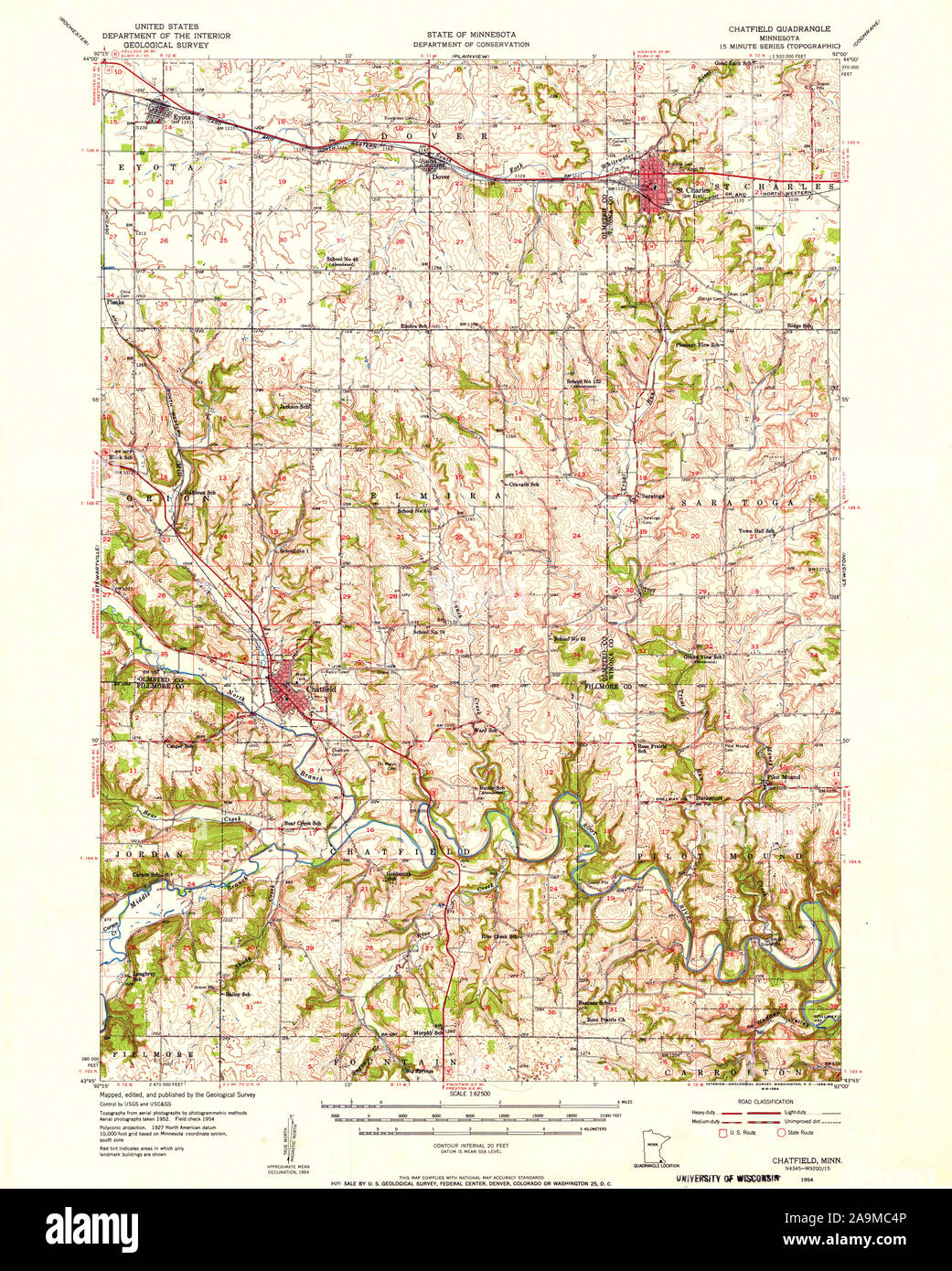 Map of chatfield hires stock photography and images Alamy