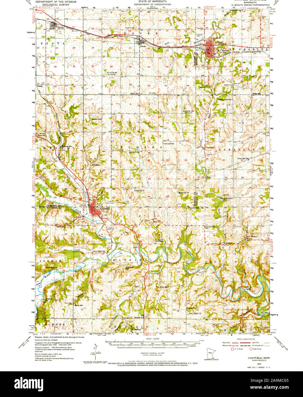 Map of chatfield hires stock photography and images Alamy