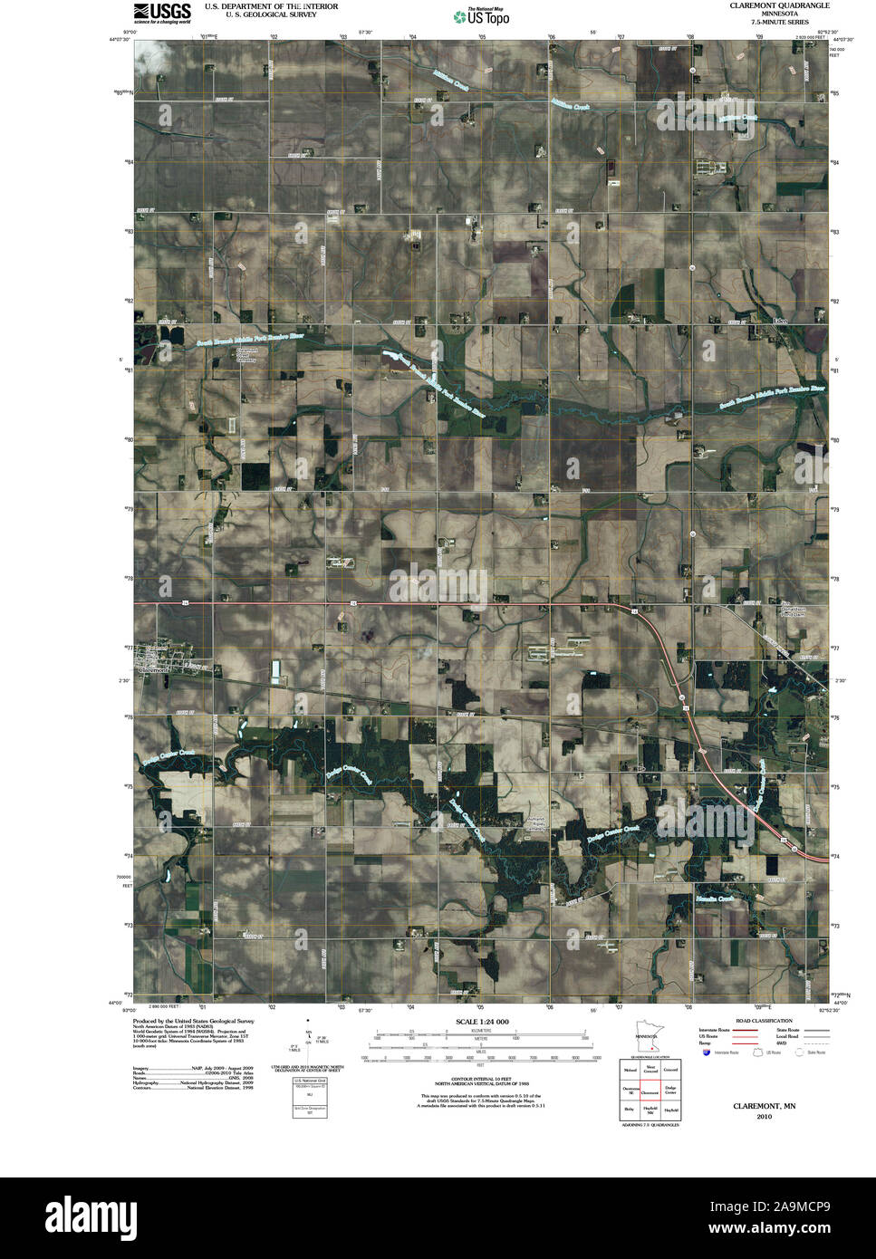 Claremont map hires stock photography and images Alamy