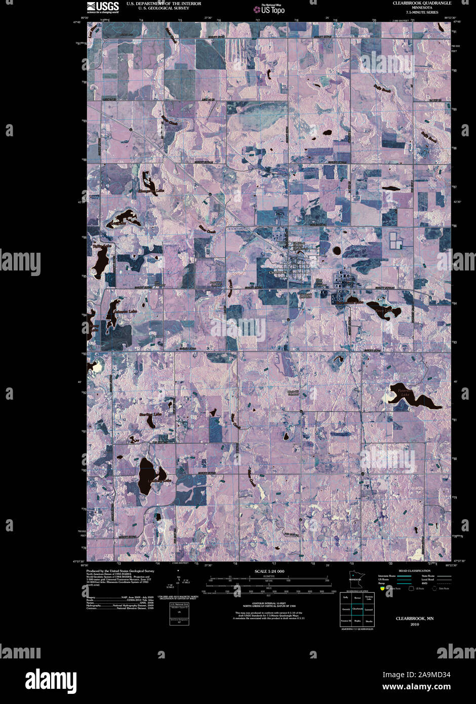 Clearbrook map hires stock photography and images Alamy