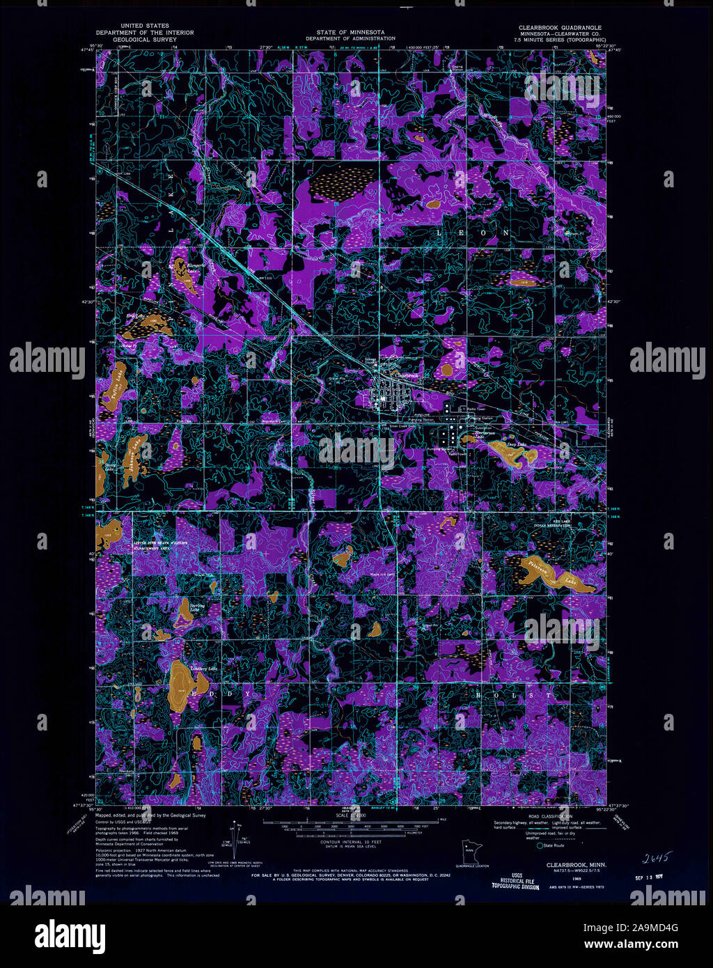 Clearbrook map hires stock photography and images Alamy