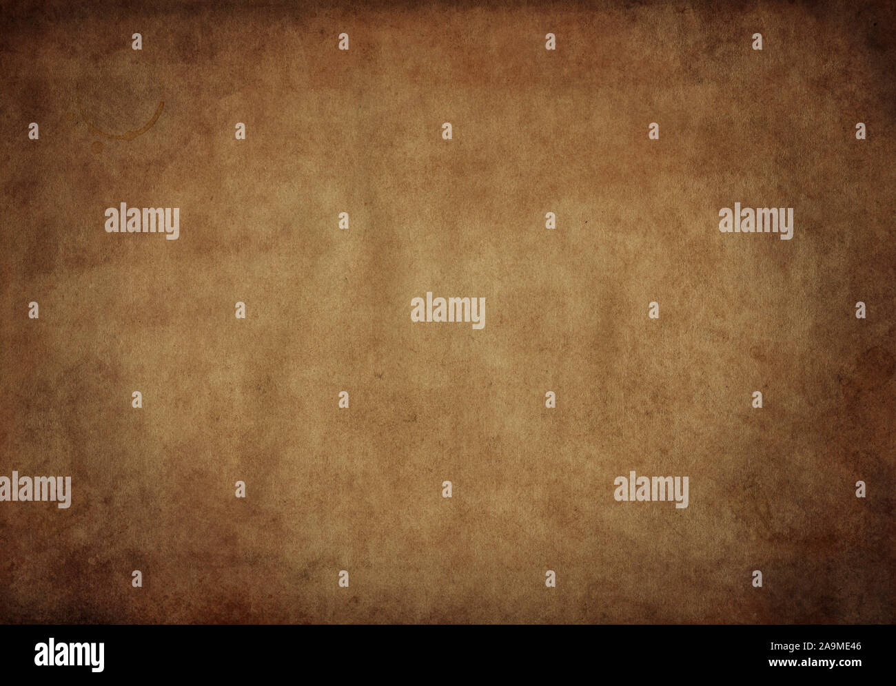 Old paper background with strong vignette Stock Photo