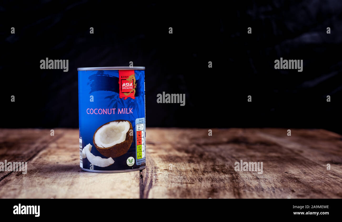 Coconut Milk Can High Resolution Stock Photography and Images Alamy