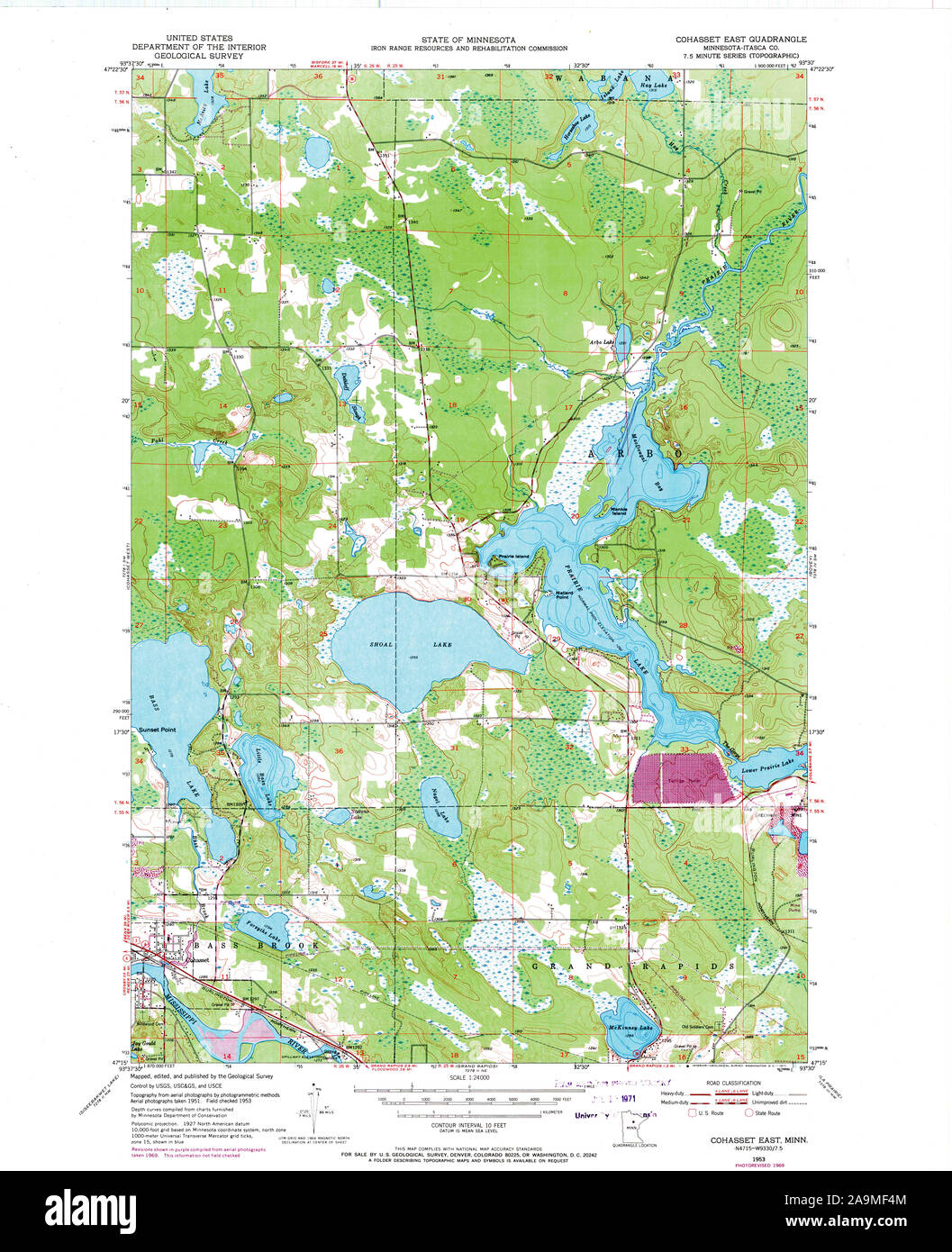 Map of cohasset minnesota hires stock photography and images Alamy