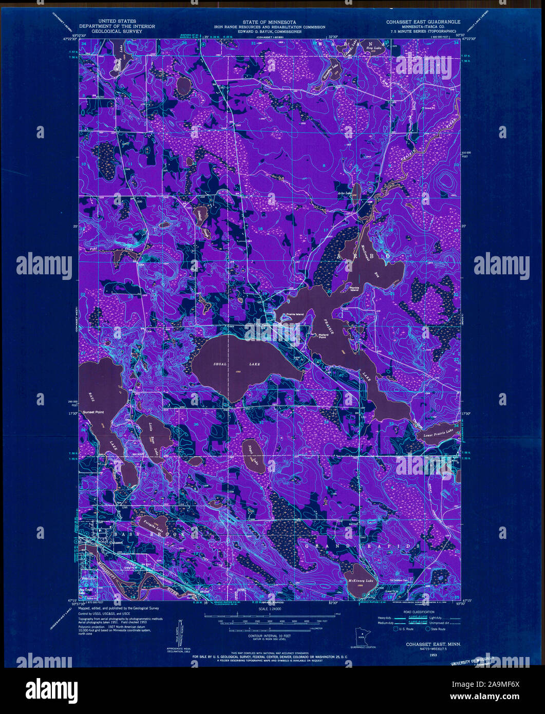 Map of cohasset minnesota hires stock photography and images Alamy