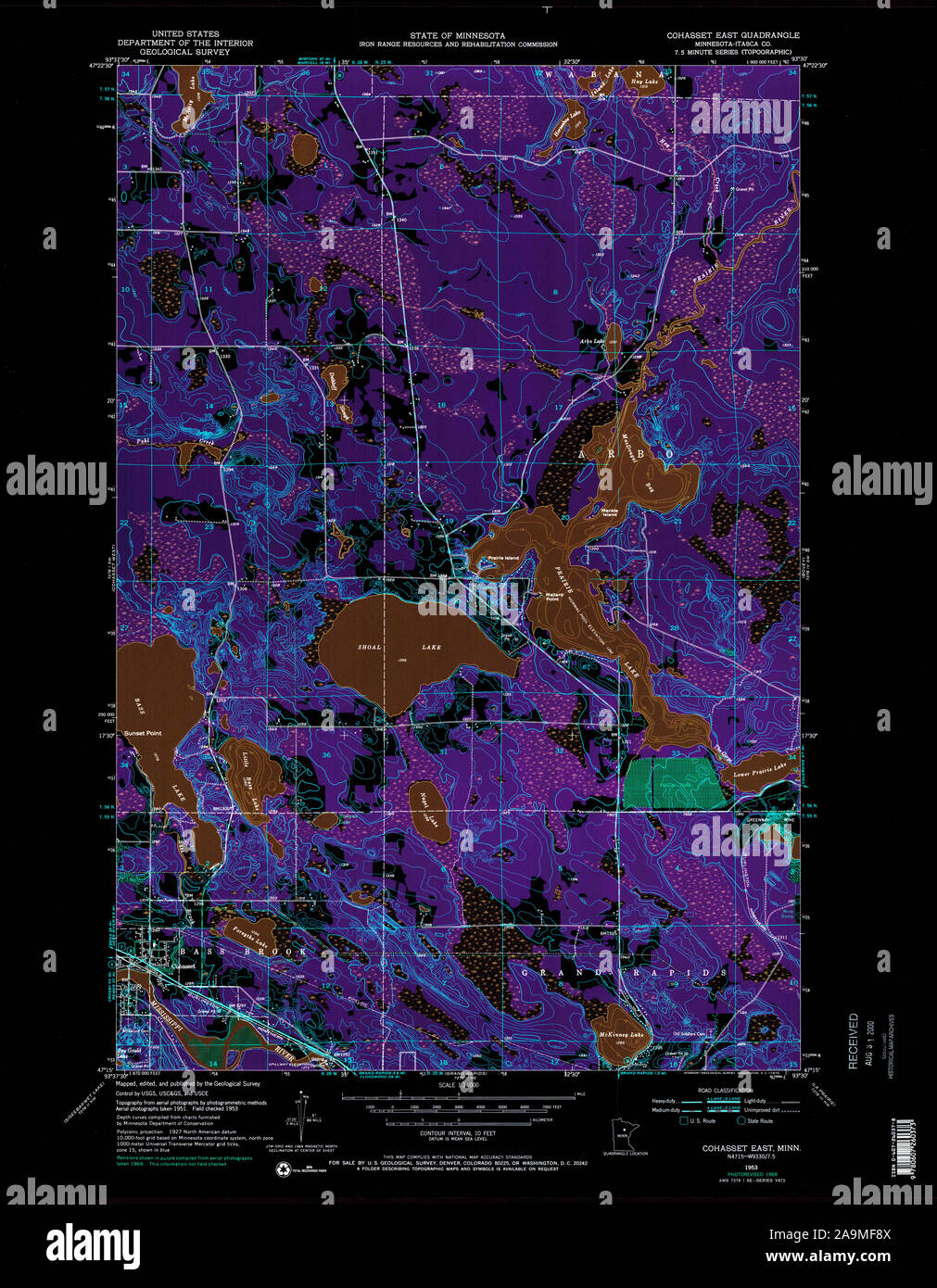 Map of cohasset minnesota hires stock photography and images Alamy