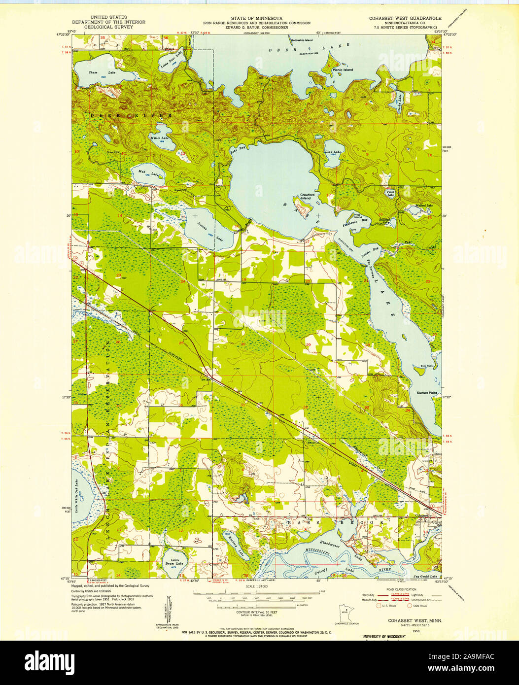 Map of cohasset minnesota hires stock photography and images Alamy