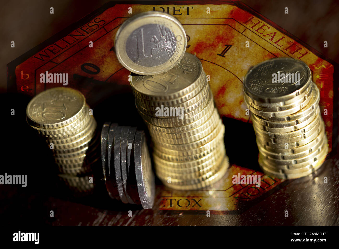concept of business finance and monetary policy Stock Photo