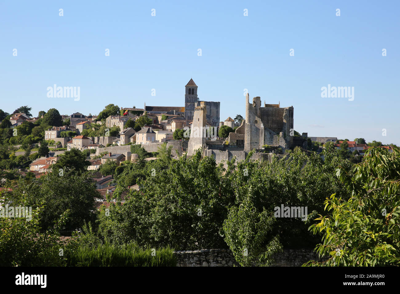Chauvigny, Poitou-Charente, France Stock Photo