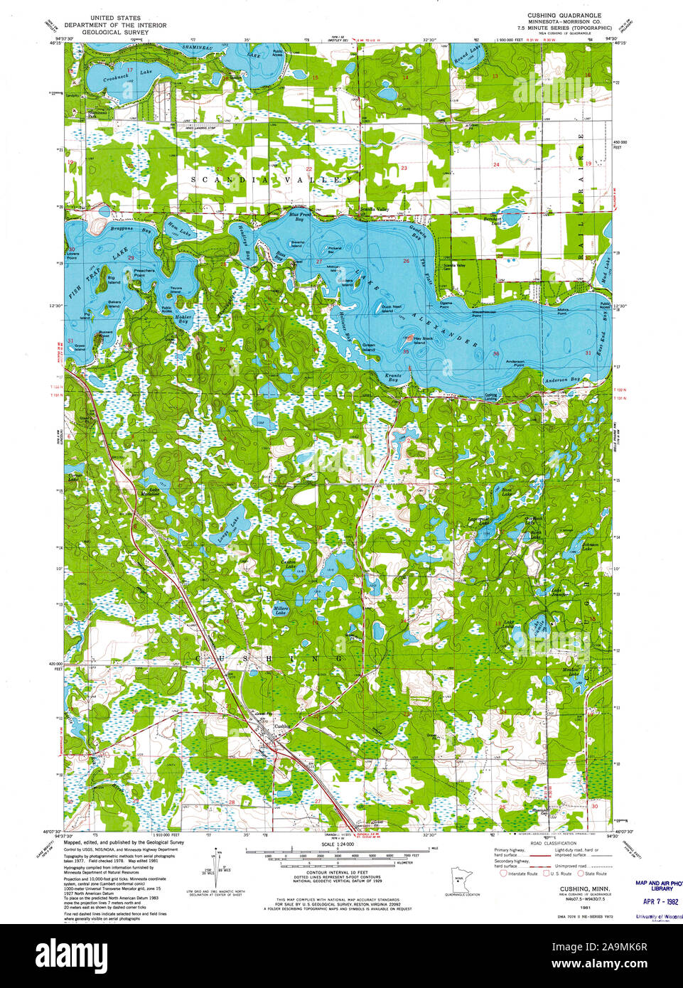 Cushing map Cut Out Stock Images & Pictures Alamy