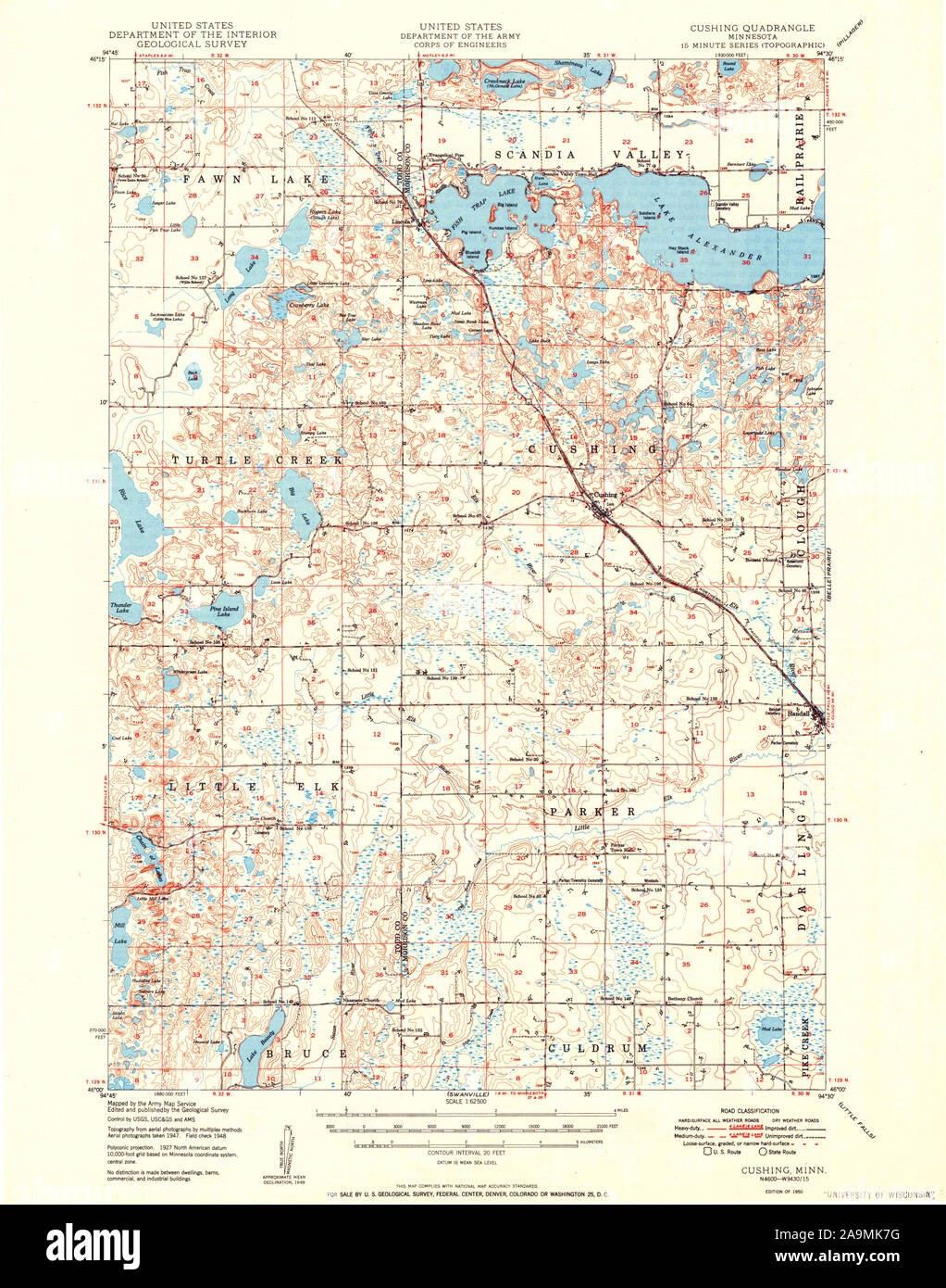 Map of cushing hires stock photography and images Alamy