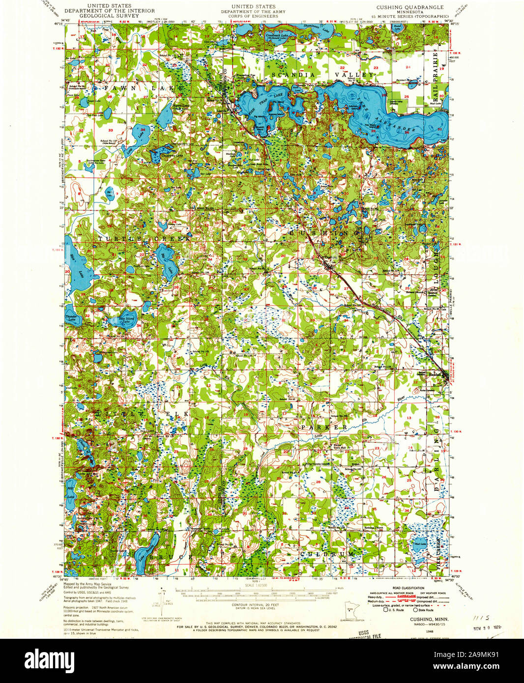 Map of cushing hires stock photography and images Alamy