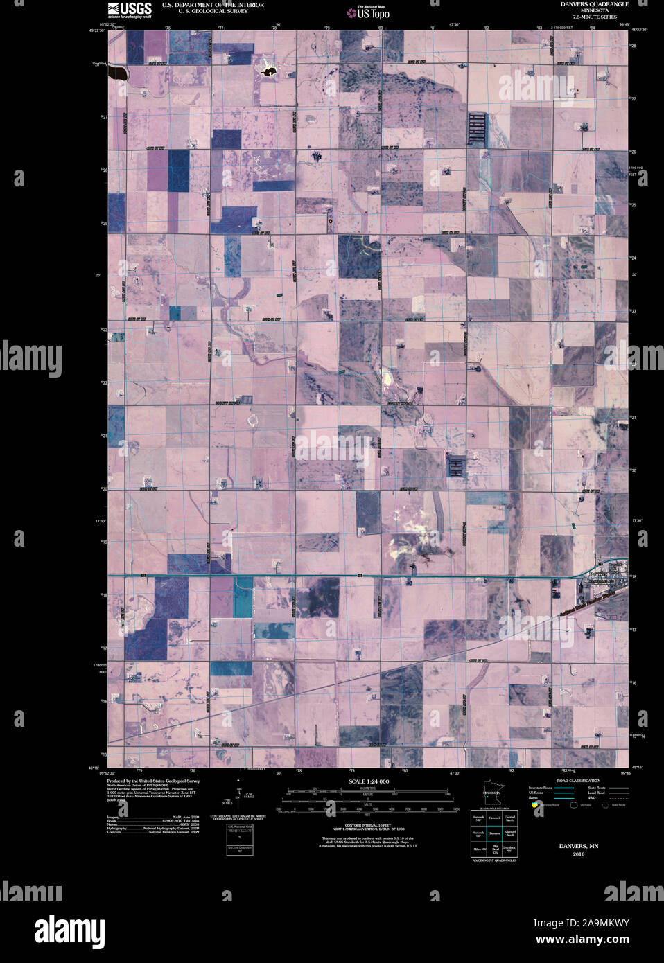 Map of danvers hi-res stock photography and images - Alamy