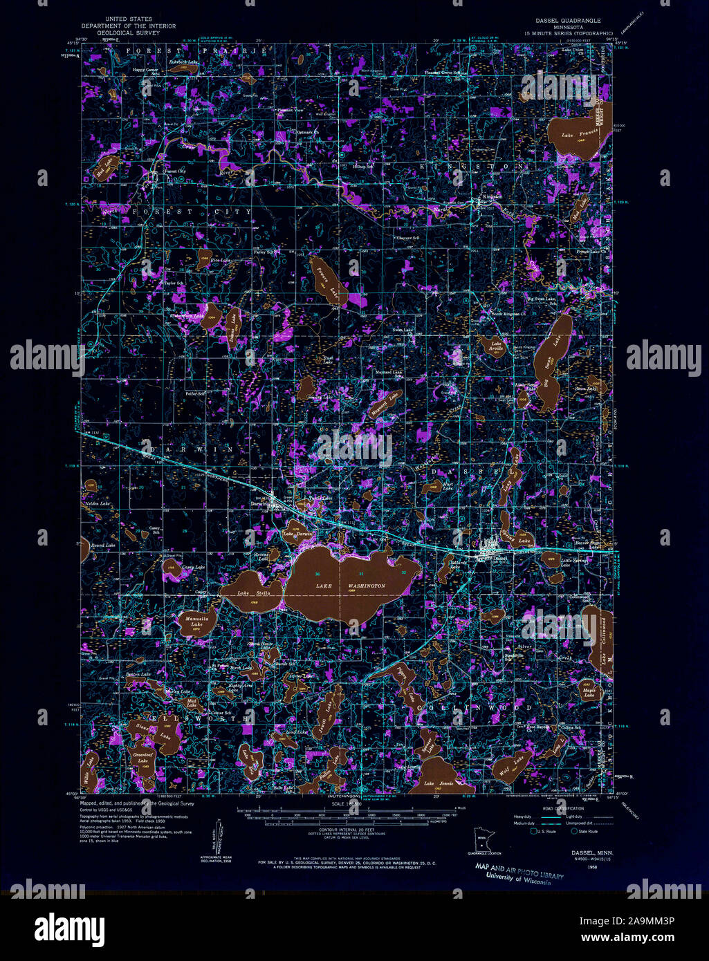 Dassel map hires stock photography and images Alamy
