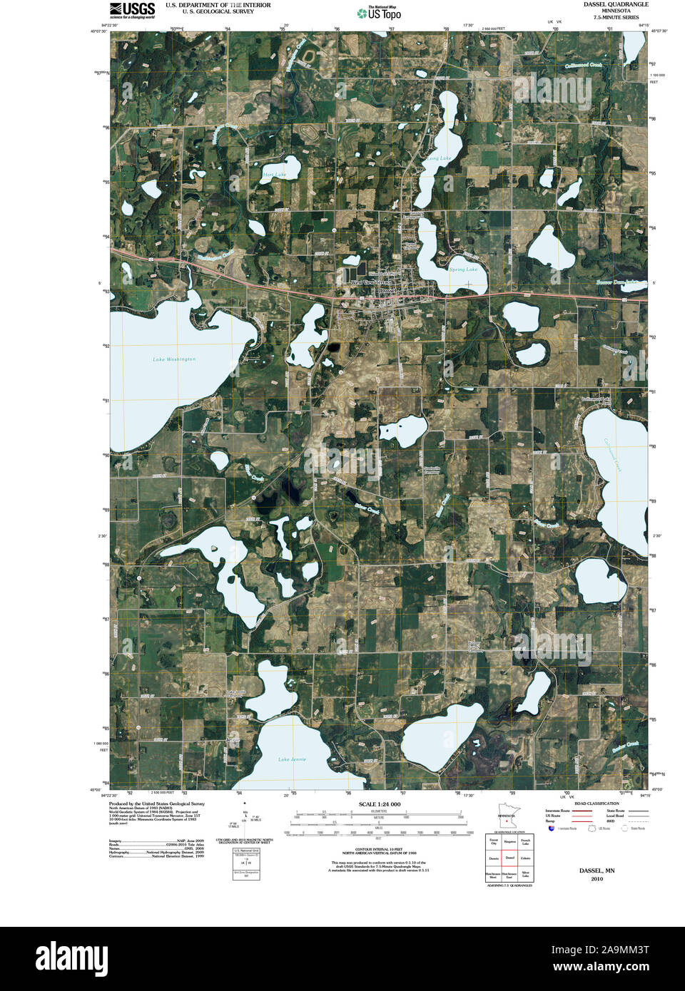 Map of dassel minnesota Cut Out Stock Images & Pictures Alamy