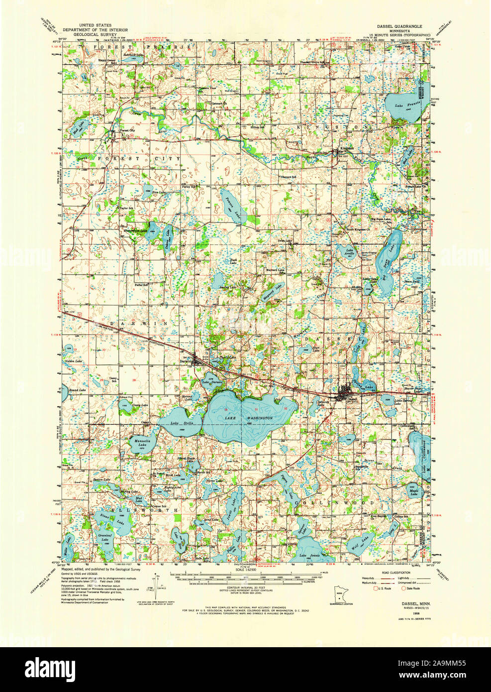 Dassel map hires stock photography and images Alamy