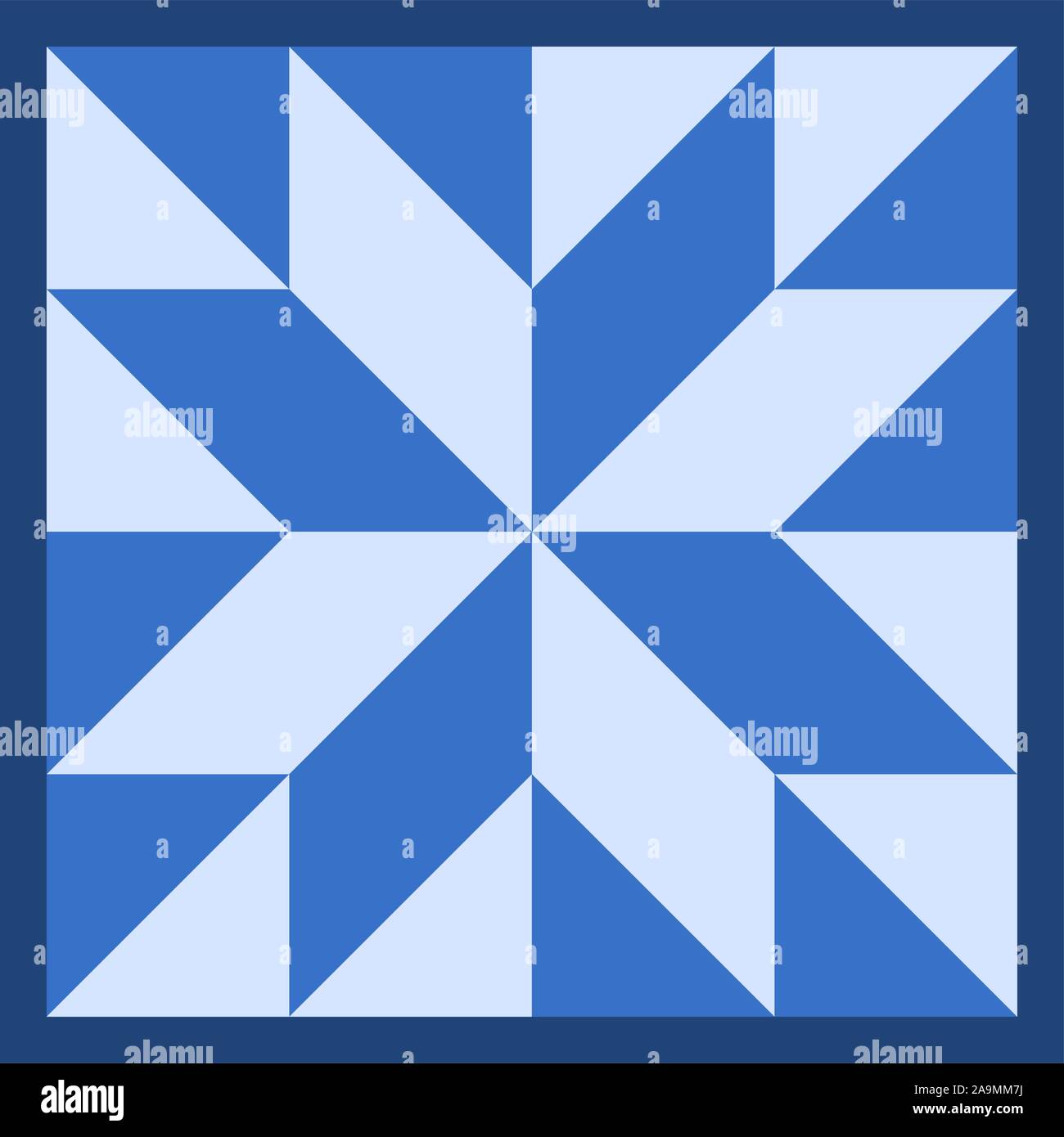Barn quilt pattern, Patchwork design, Abstract geometric tiled trail