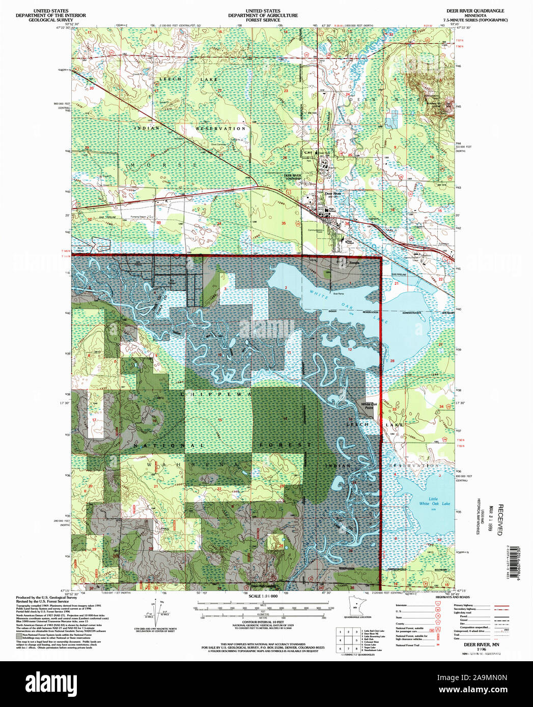 Deer River Mn Map Deer River Minnesota Cut Out Stock Images & Pictures - Alamy