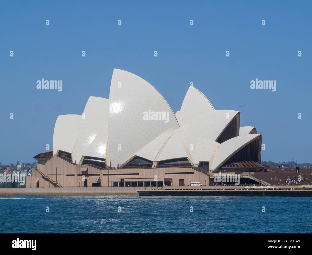 Sydney Opera House seen from west Stock Photo