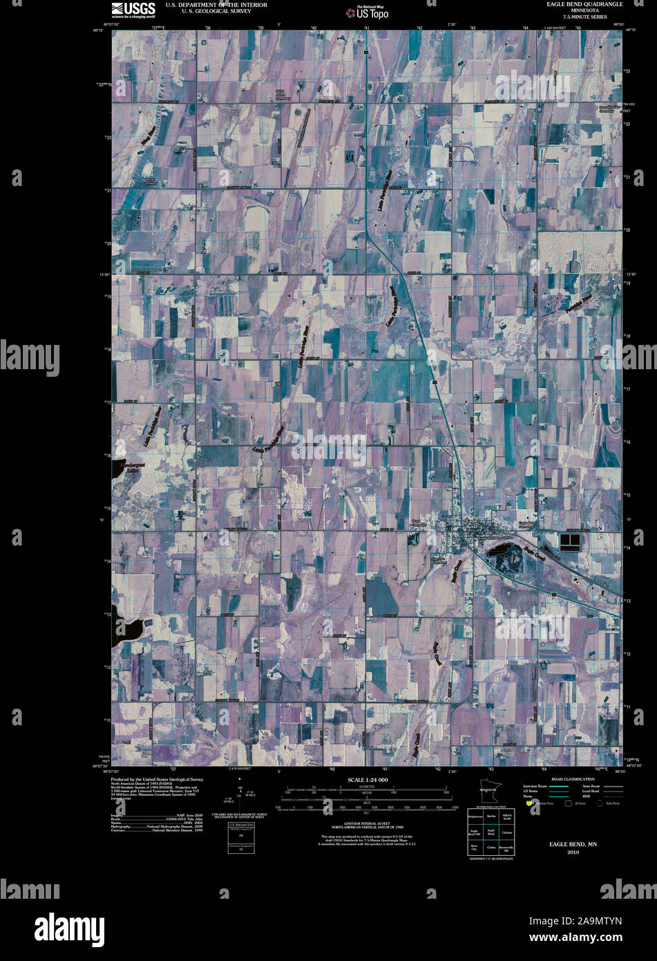 Map of eagle bend hires stock photography and images Alamy