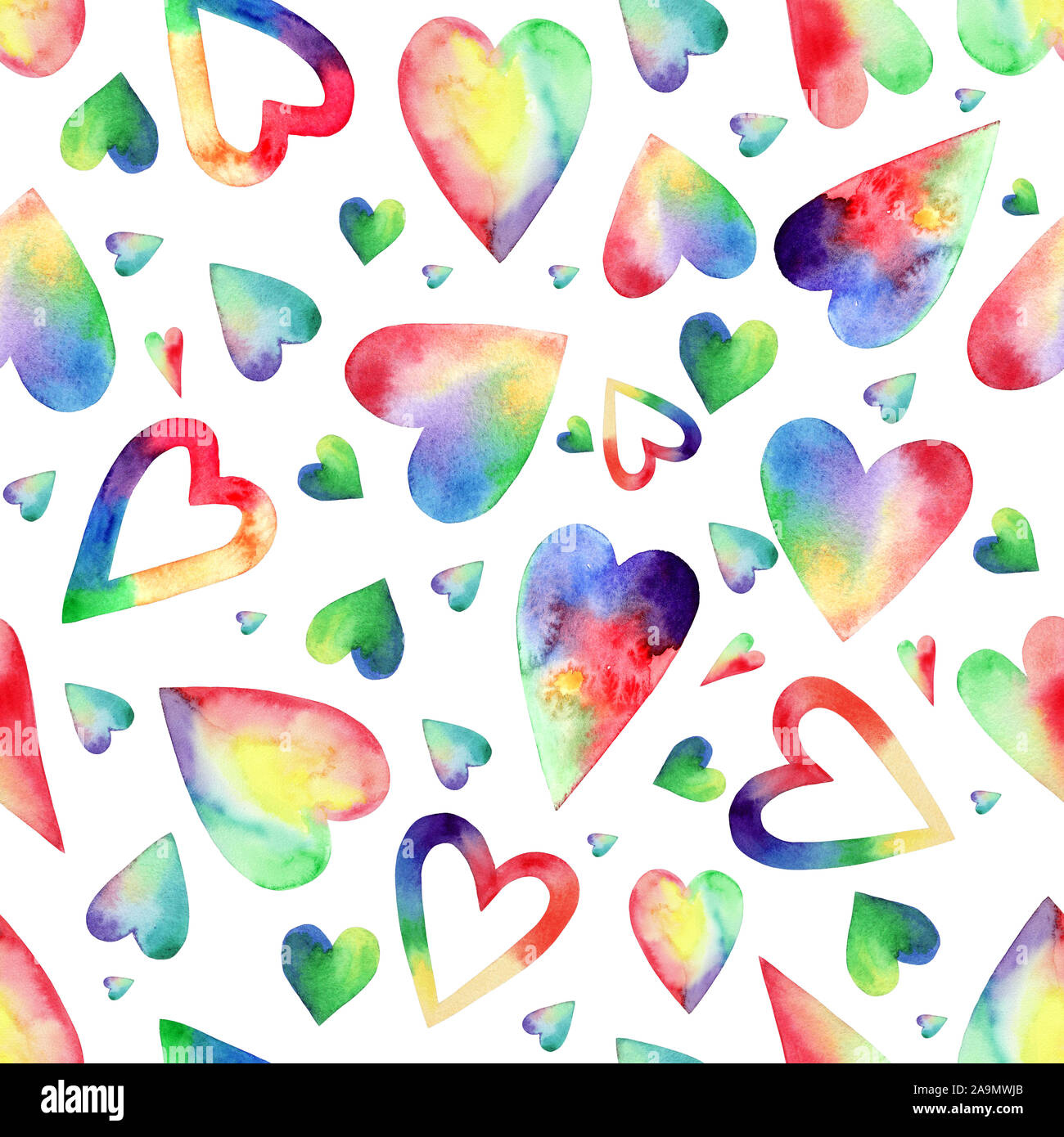 Rainbow Heart Confetti