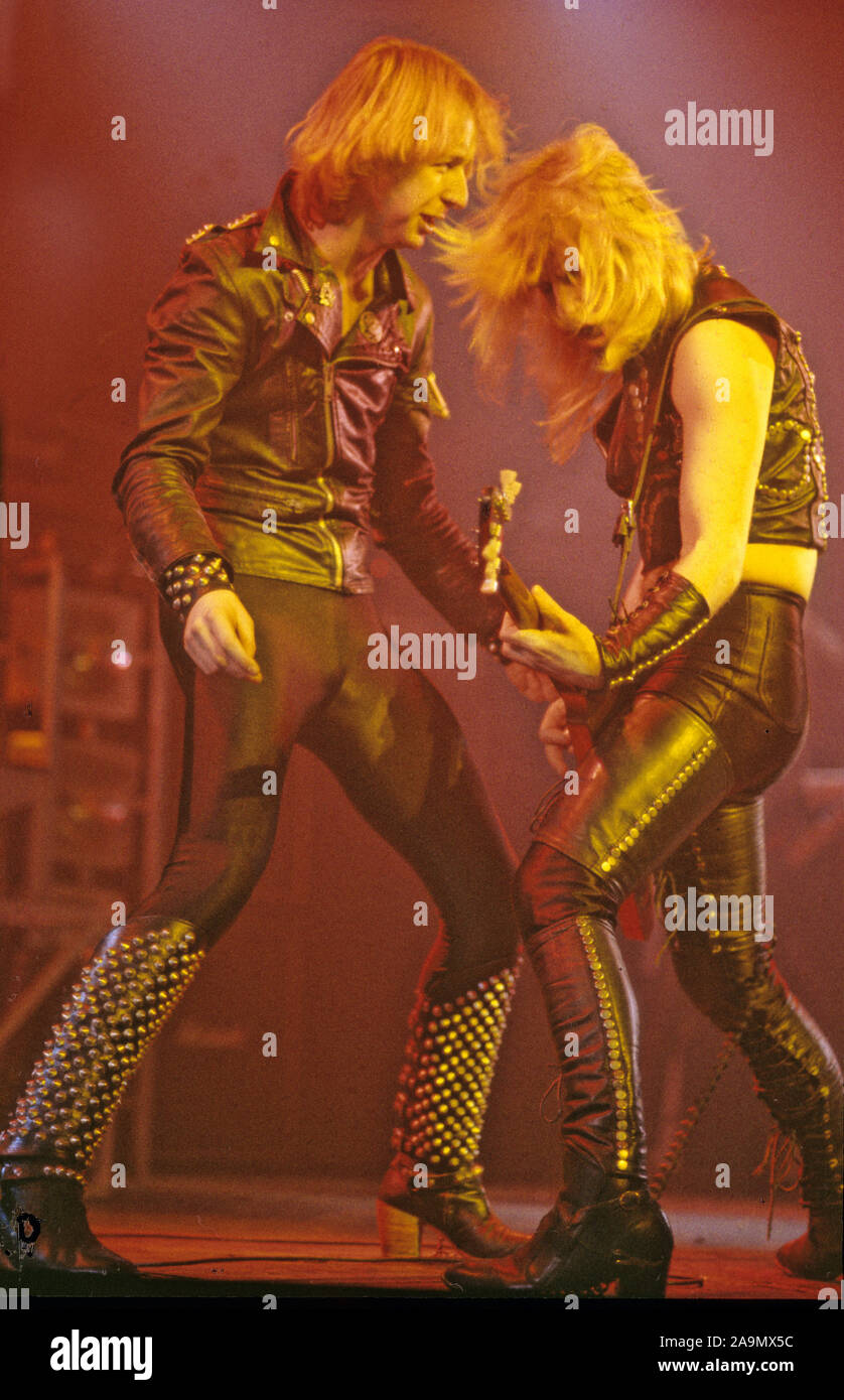 Judas Priest, The Rainbow Theatre 1980 Stock Photo - Alamy