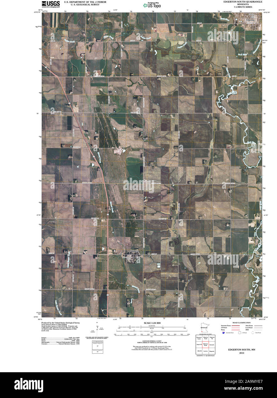 Map of edgerton hires stock photography and images Alamy