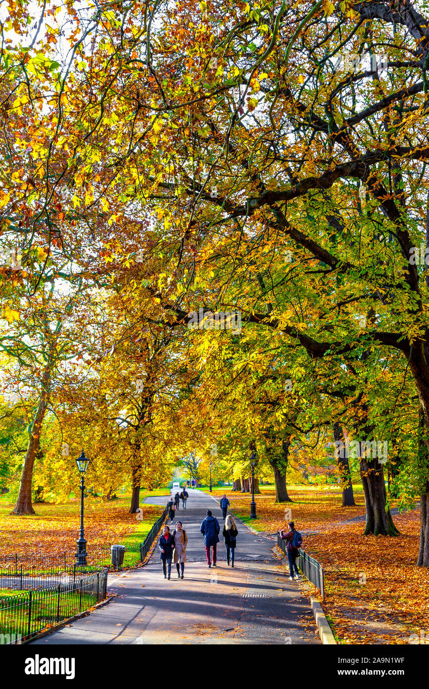 Autumn in Hyde Park, London, UK Stock Photo Alamy