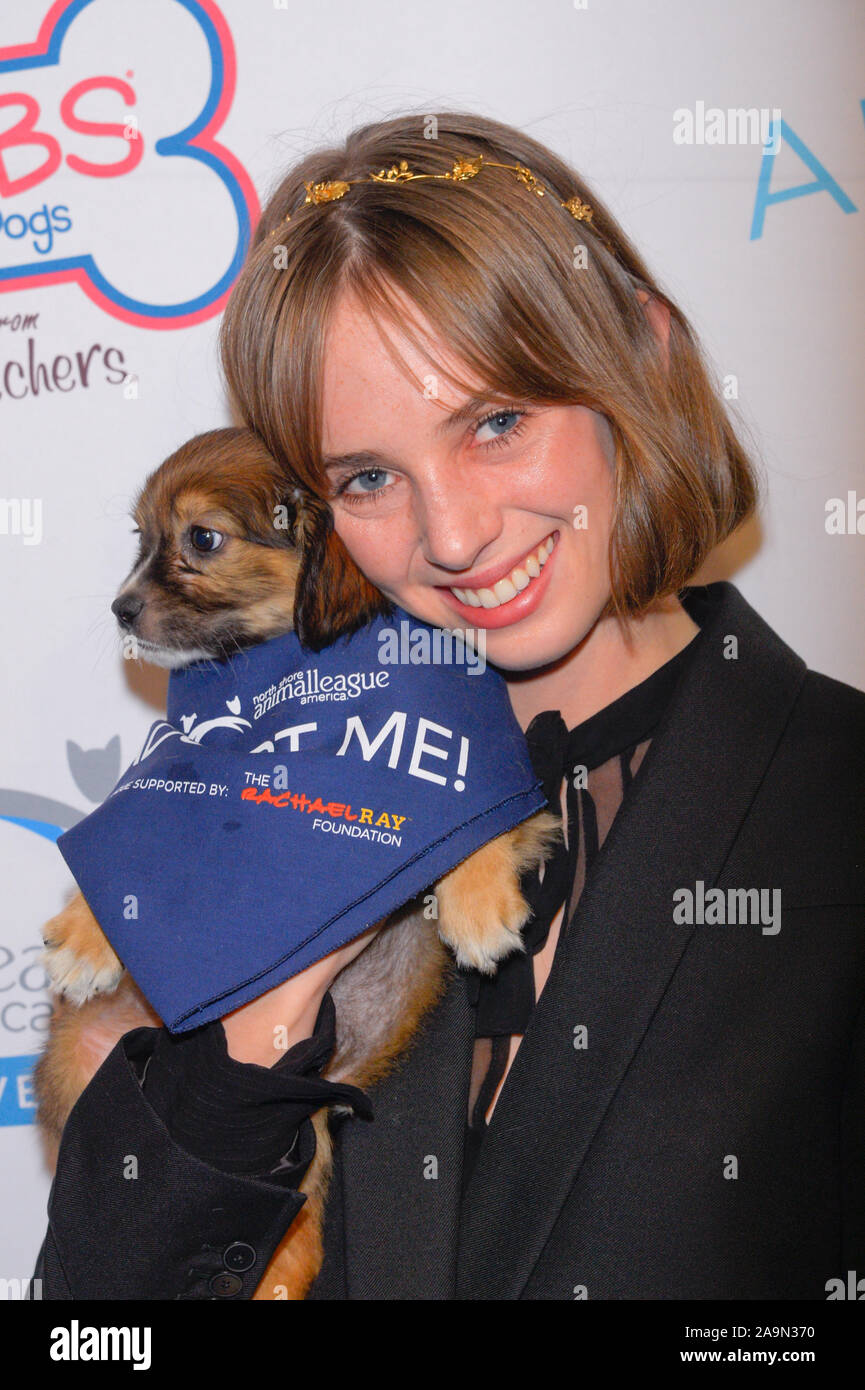 NEW YORK, NY NOVEMBER 15 Maya Hawke attends the North Shore Animal