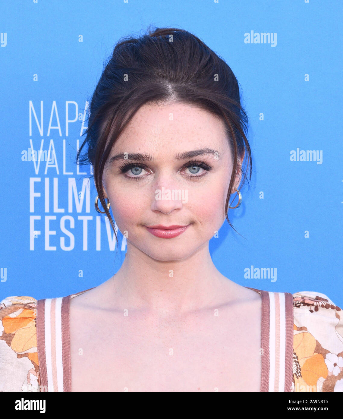 Napa, California, USA. 16th Nov 2019. Actress Jessica Barden attends the 'Rising Star' Showcase during the 2019 Napa Valley Film Festival at the Materra | Cunat Family Vineyards on November 16, 2019 in Napa, California. Photo: imageSPACE/MediaPunch Credit: MediaPunch Inc/Alamy Live News Stock Photo