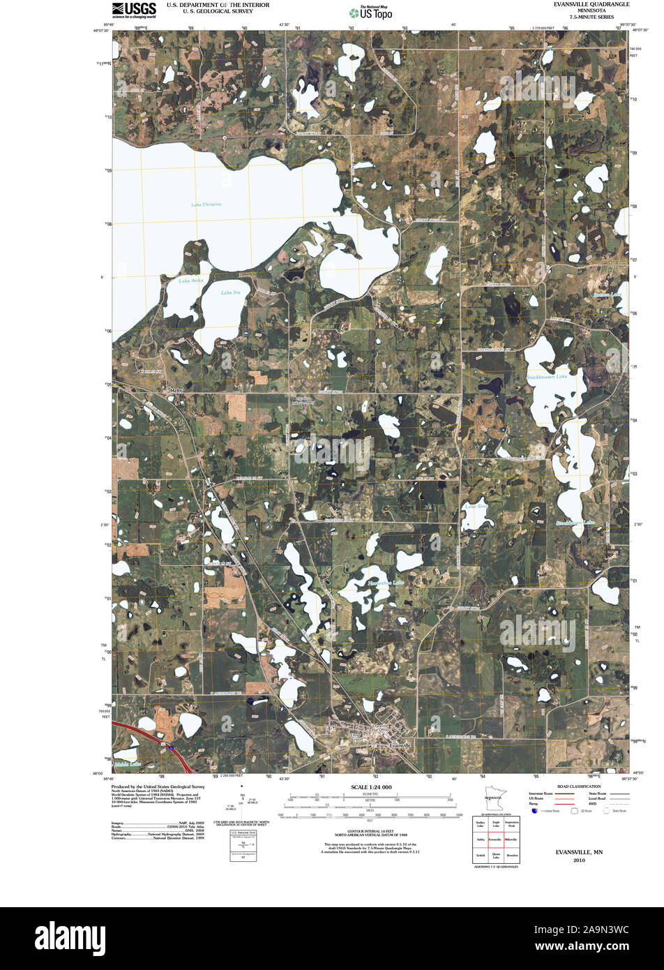 Map of evansville hires stock photography and images Alamy