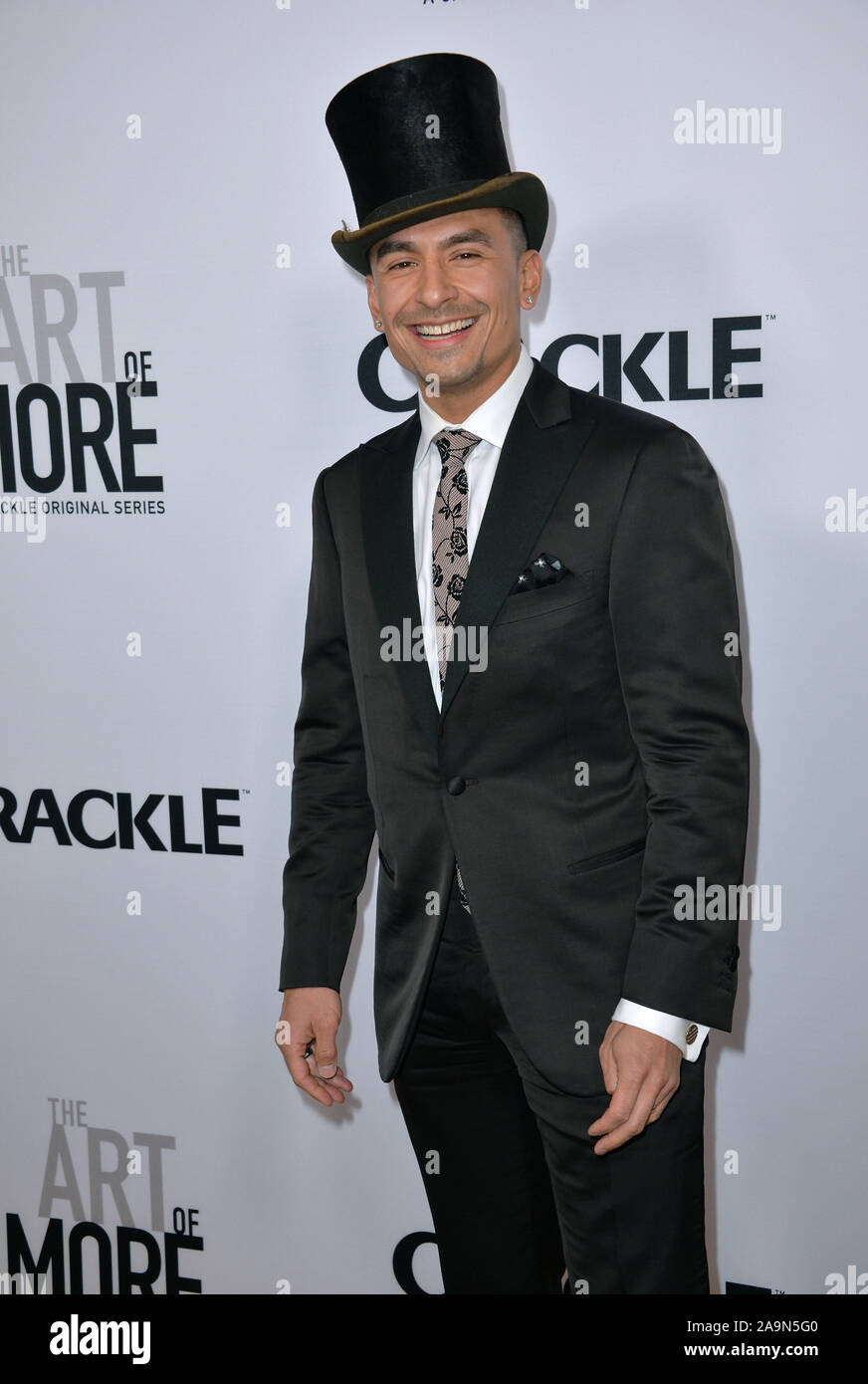 CULVER CITY, CA - OCTOBER 29, 2015: Michael Reventar at the  premiere for 'The Art of More' at Sony Pictures Studios © 2015 Paul Smith / Featureflash Stock Photo