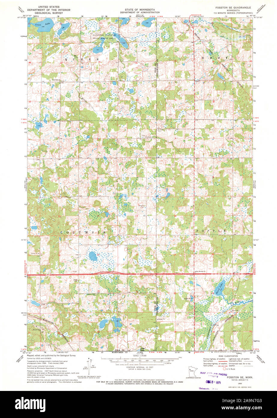 Fosston minnesota map Cut Out Stock Images & Pictures Alamy