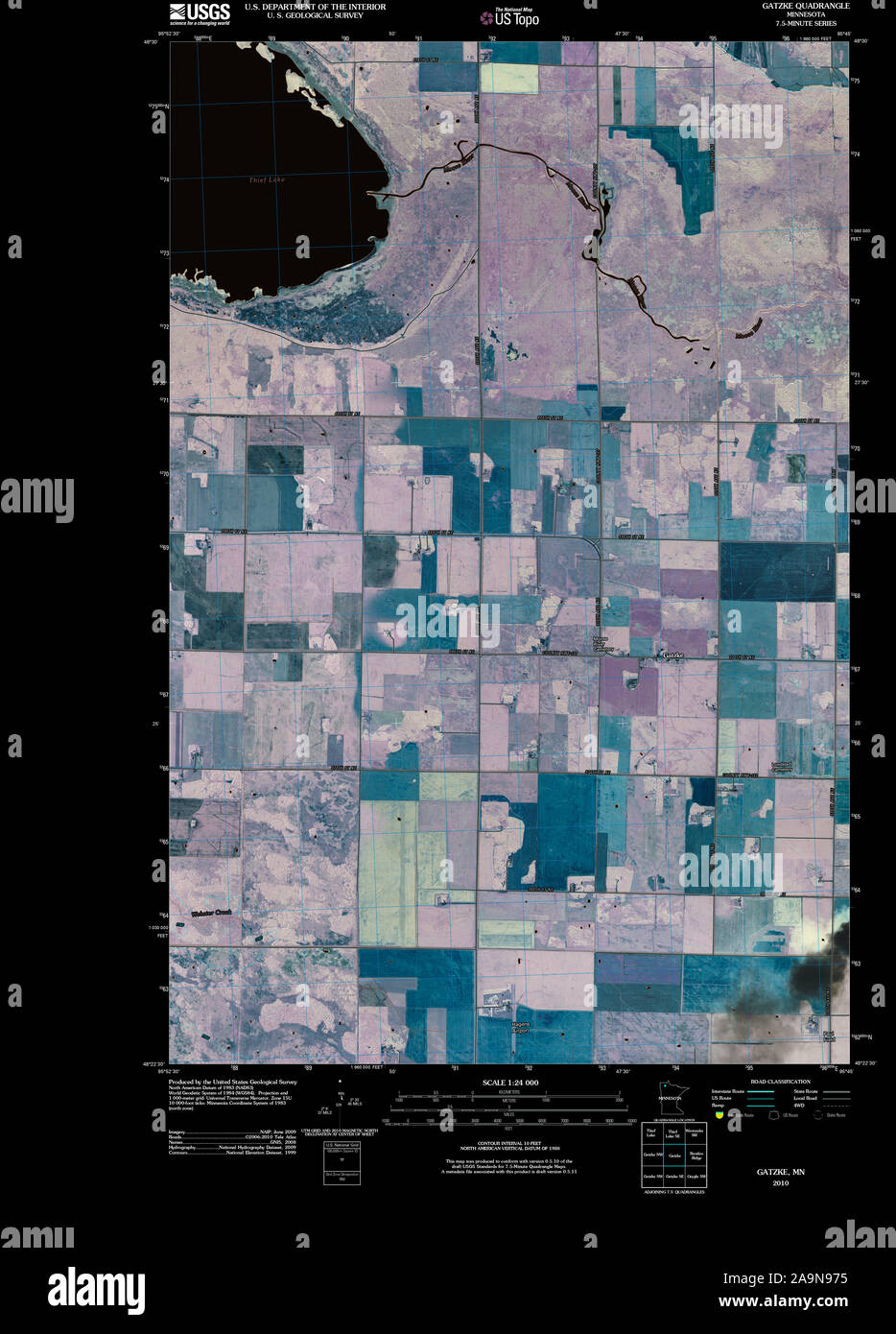 Map of gatzke hires stock photography and images Alamy