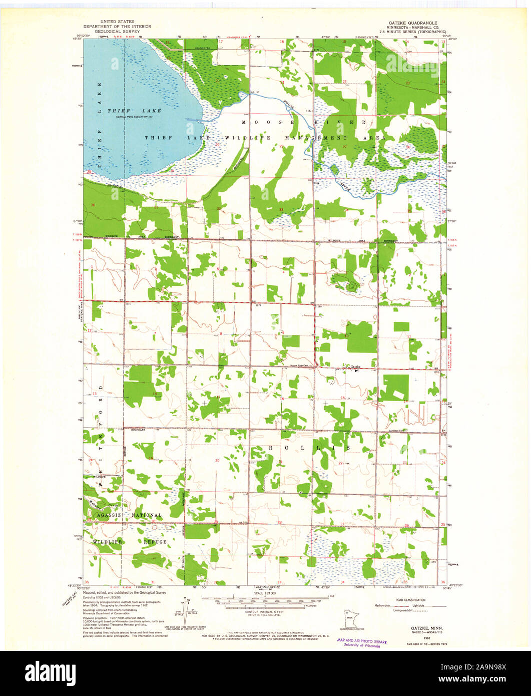 Map of gatzke Cut Out Stock Images & Pictures Alamy