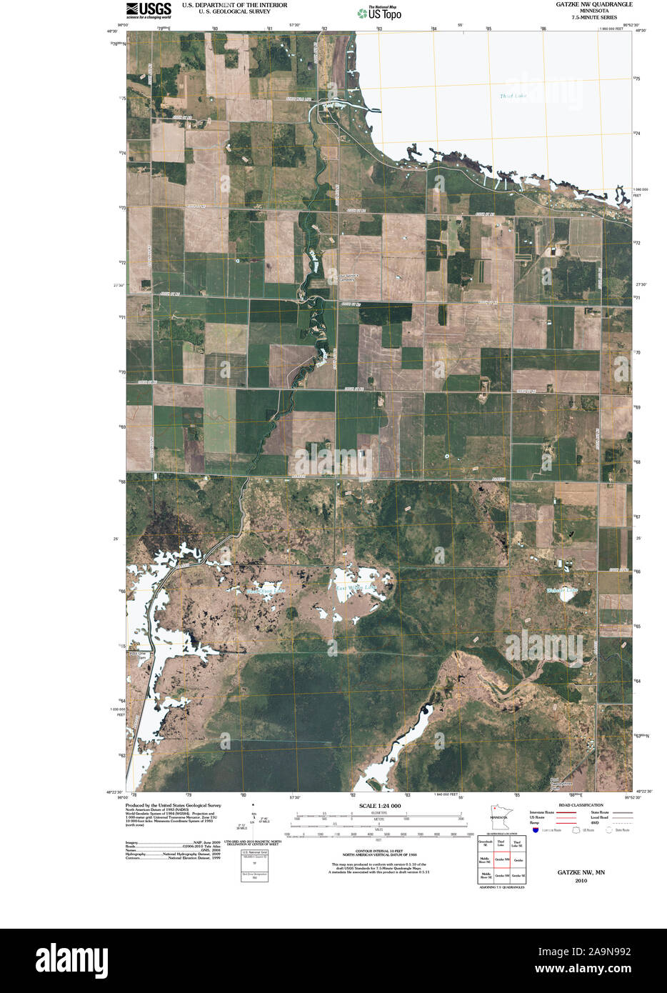 Map of gatzke hires stock photography and images Alamy