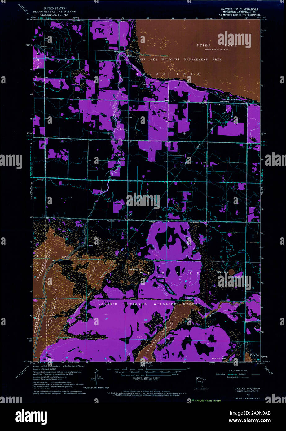 Gatzke minnesota map hires stock photography and images Alamy