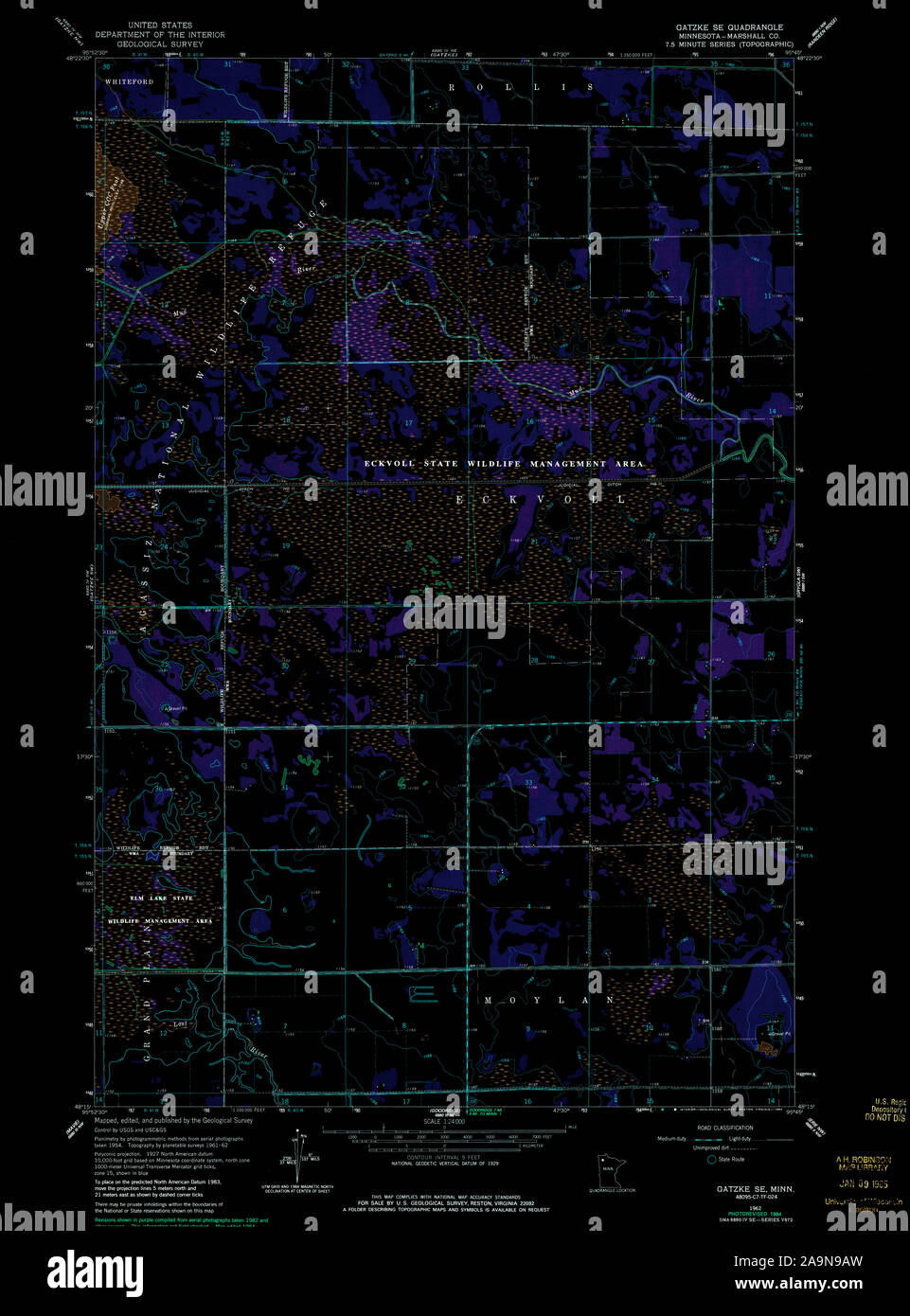 Gatzke minnesota map hires stock photography and images Alamy
