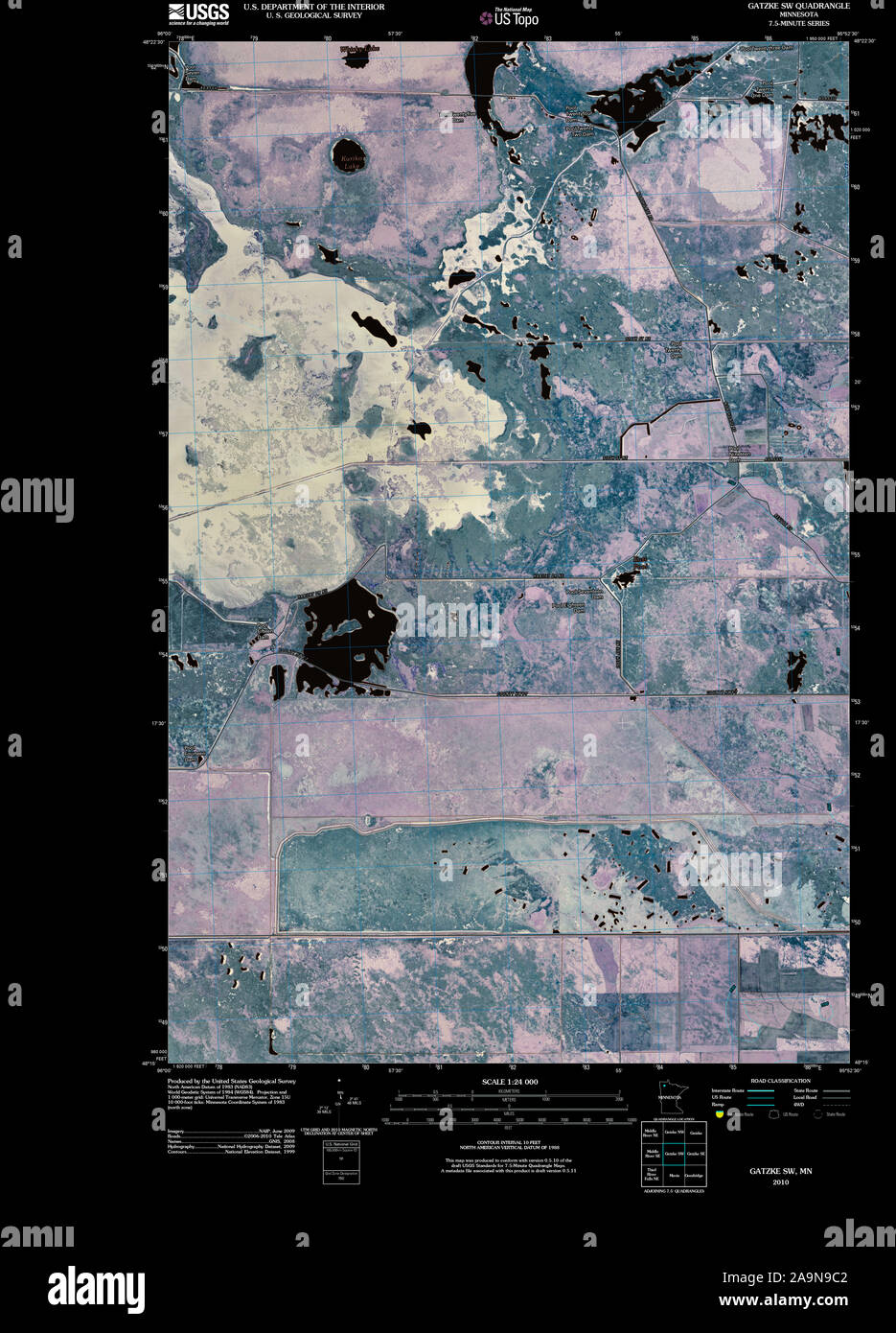 Map of gatzke hires stock photography and images Alamy