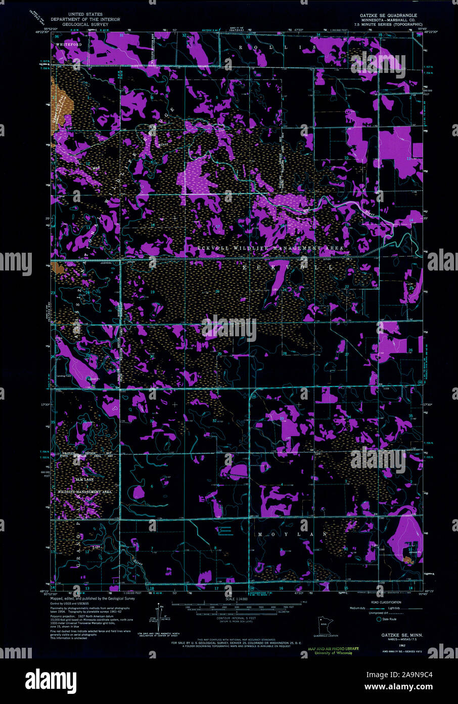 Map of gatzke hires stock photography and images Alamy